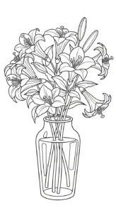coloriage Lys a imprimer gratuit