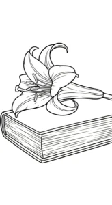 coloriage Lys pour enfant de à imprimer