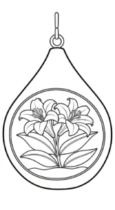 coloriage Lys et dessin a imprimer