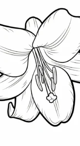 coloriage Lys a dessiner en ligne