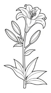 coloriage Lys a imprimer gratuitement