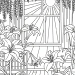 coloriage Lys pour enfant à imprimer