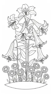 coloriage Lys a colorier en ligne