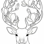 coloriage Magnolia pour enfant de 10 ans