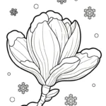 imprimer coloriage Magnolia