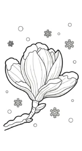 imprimer coloriage Magnolia