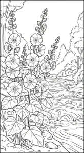 coloriage Mauve gratuit pour enfants