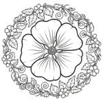coloriage Mauve pour enfant de 6 ans
