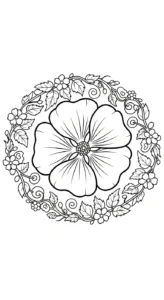 coloriage Mauve pour enfant de 6 ans