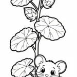coloriage Mauve à imprimer pdf gratuit