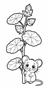 coloriage Mauve à imprimer pdf gratuit