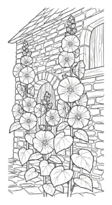 coloriage Mauve et decoupage