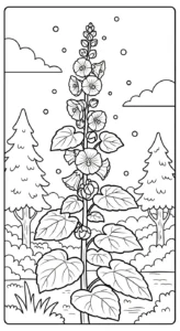 coloriage Mauve à imprimer kawaii