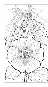 coloriage Mauve à imprimer a4