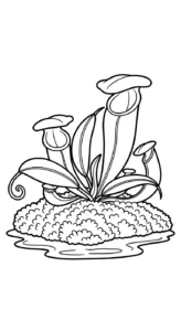 coloriage Nepenthes pour enfant