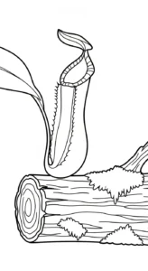 imprimer coloriage Nepenthes