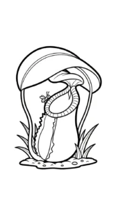 imprimer coloriage Nepenthes gratuit