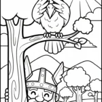 coloriage Odin à imprimer pour enfant de 8 ans