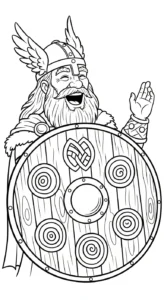 imprimer coloriage Odin pour enfant
