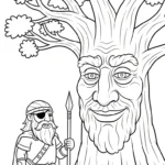coloriage Odin a dessiner en ligne