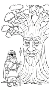 coloriage Odin a dessiner en ligne