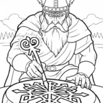 coloriage Odin gratuit en ligne