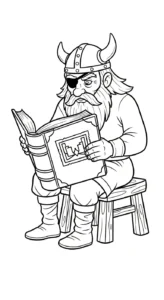 coloriage Odin en ligne pour enfant