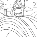 coloriage Odin à imprimer gratuit