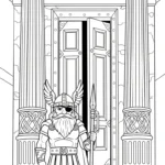 coloriage Odin pour enfant a imprimer gratuit