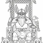 imprimer coloriage Odin gratuit