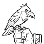 coloriage Odin pour enfant a imprimer gratuit