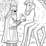 imprimer coloriage Odin