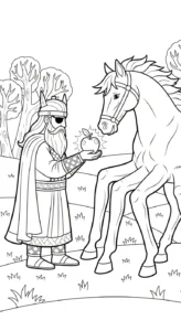 imprimer coloriage Odin