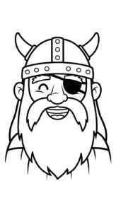 coloriage Odin à imprimer a4