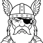 coloriage Odin pour enfant de 6 ans