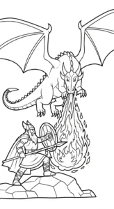 coloriage Odin à imprimer pour enfant de 8 ans