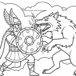 coloriage Odin a imprimer gratuit