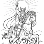 coloriage Odin à imprimer gratuitement pdf