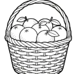 coloriage Orange gratuit en ligne