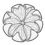 coloriage Orange pour enfants a imprimer