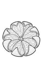 coloriage Orange pour enfants a imprimer