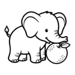 coloriage Orange à imprimer pour enfant de 7 ans