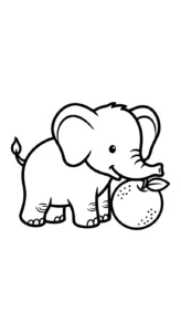 coloriage Orange à imprimer pour enfant de 7 ans