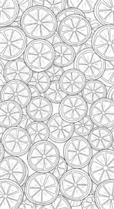 image pour coloriage Orange enfant