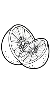 coloriage Orange pour enfant gratuit