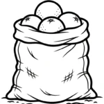 coloriage Orange et decoupage a imprimer gratuit