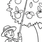 coloriage Orange a imprimer