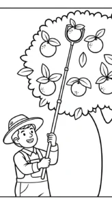 coloriage Orange a imprimer