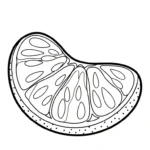 coloriage Orange et decoupage a imprimer gratuit