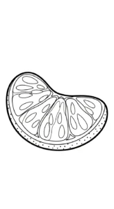 coloriage Orange et decoupage a imprimer gratuit